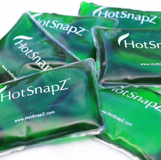 Chauffe-mains réutilisables HotSnapZ verts