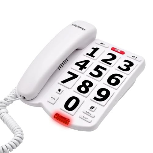 Téléphone à grosses touches Excelltel avec touches photo