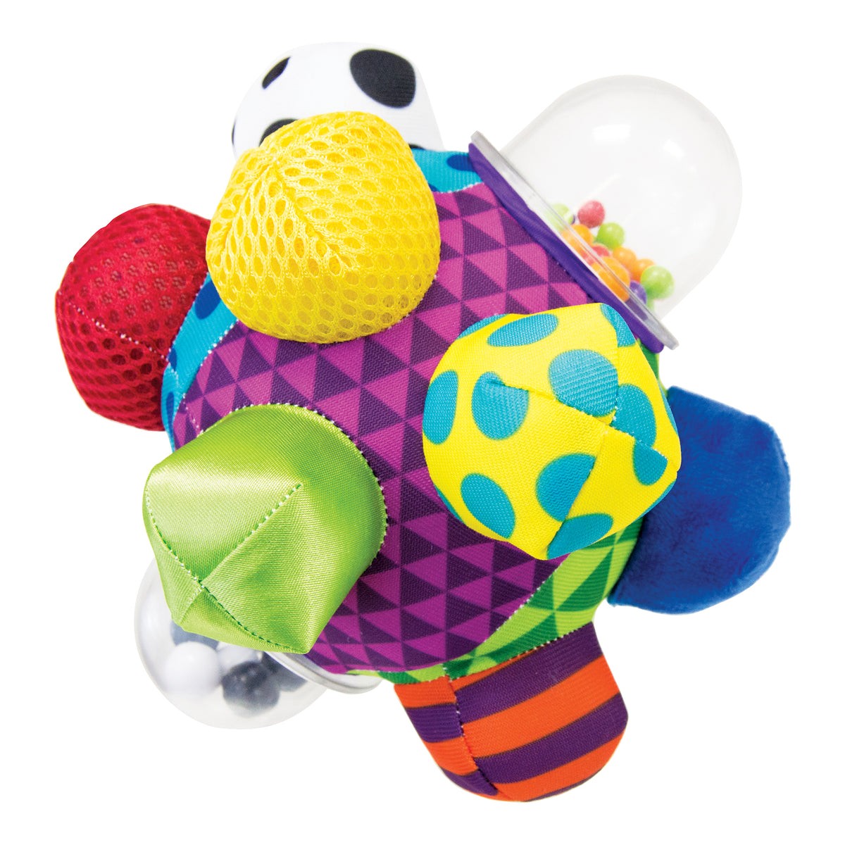 Balle sensorielle Sassy Busy Ball facile à saisir