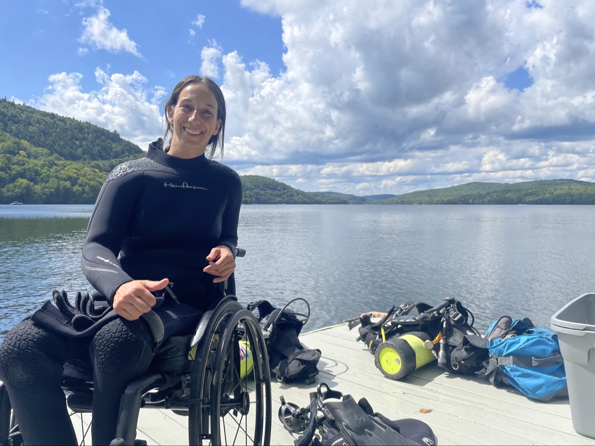 Plongée sous-marine adaptée testé par Ollie Tremblay, photo 4