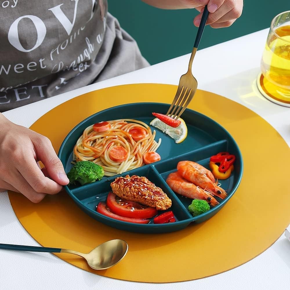 Assiettes à rebord antidérapantes Jayour, lot de 4