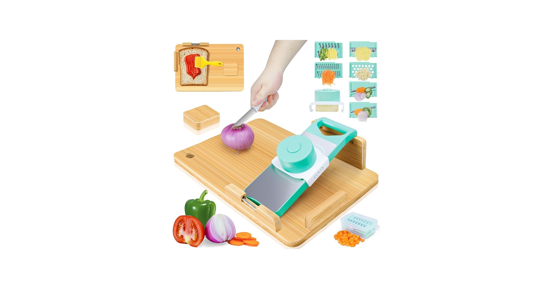 Planche à découper adaptée Fanwer pour cuisiner d'une main